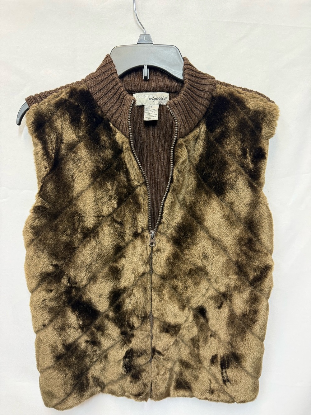 Designers Originals Faux Fur Vest Womens S